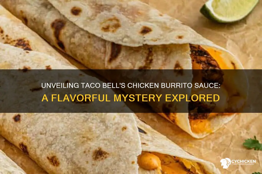 what is the sauce on taco bell chicken burrito