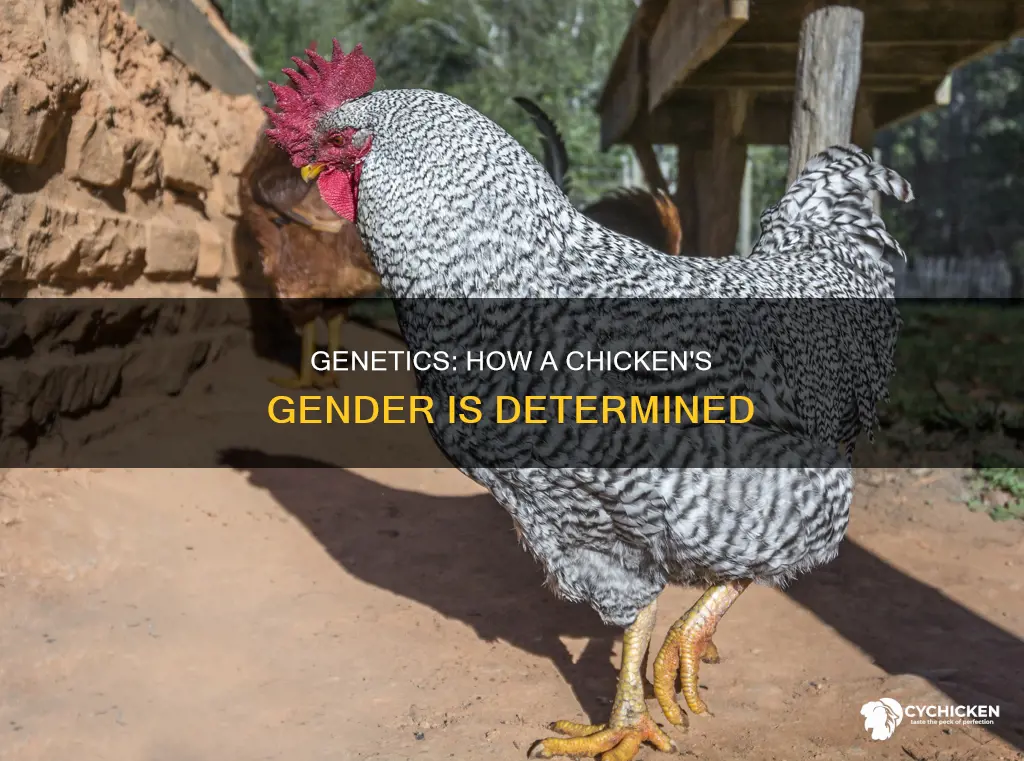 what is the sex of the chicken determined by