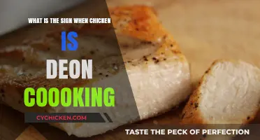 Chicken Cooking: Signs of Doneness