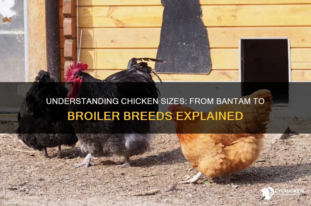 what is the size of a chicken