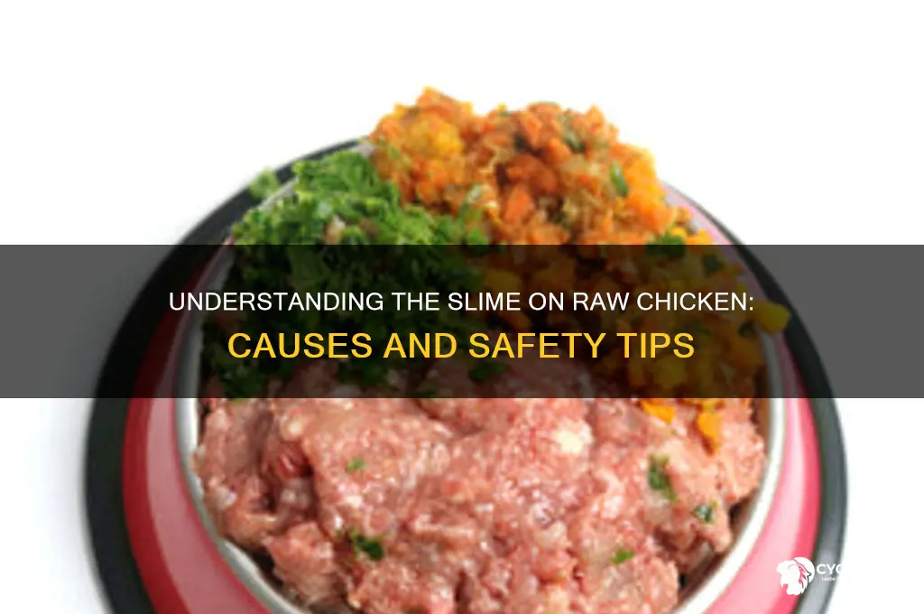what is the slime on raw chicken