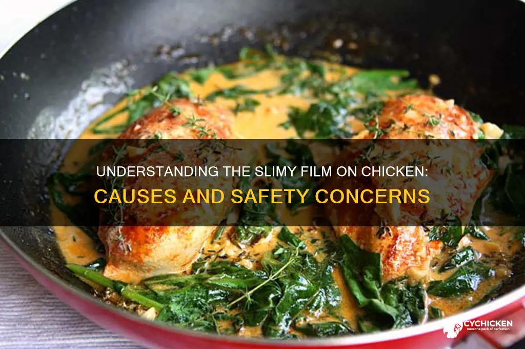 what is the slimy film on chicken