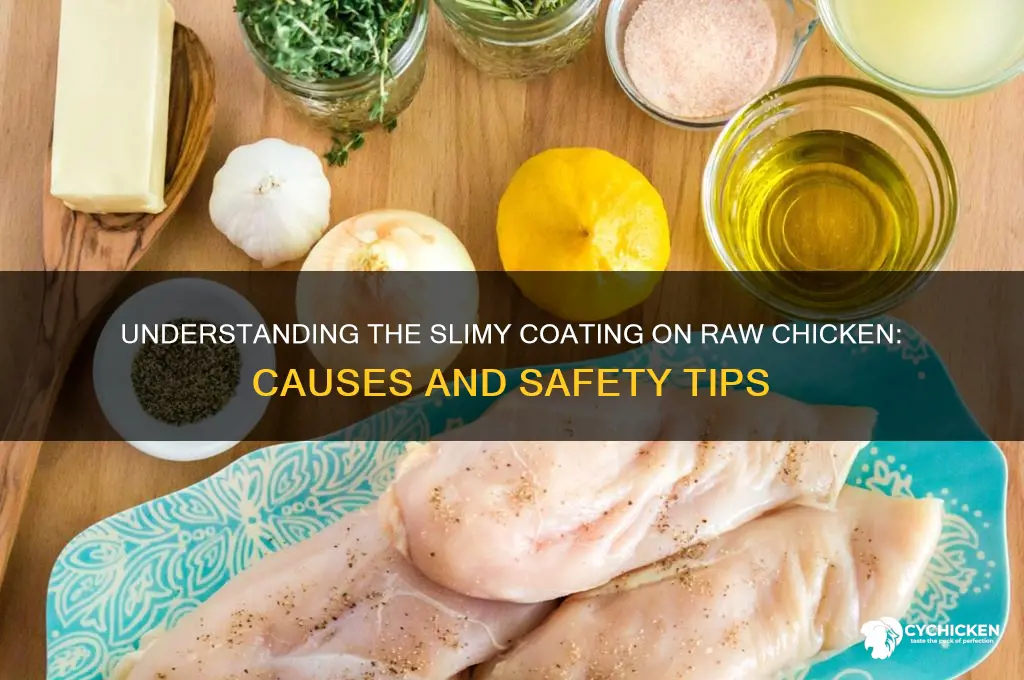 what is the slimy stuff on chicken