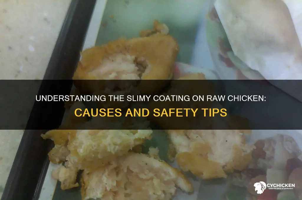what is the slimy stuff on raw chicken