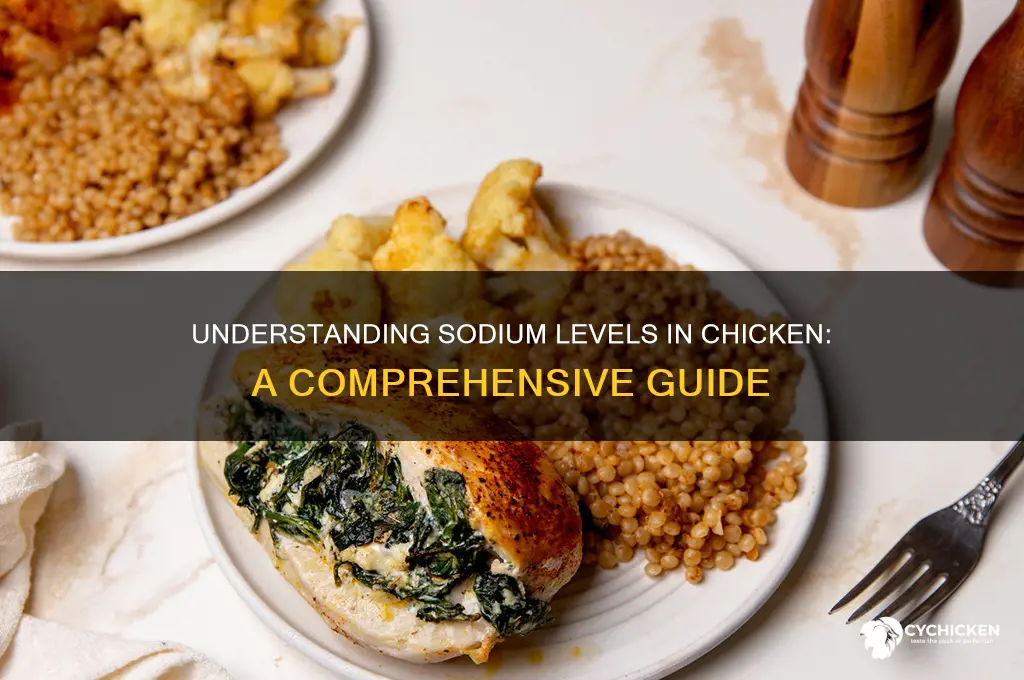 what is the sodium content of chicken