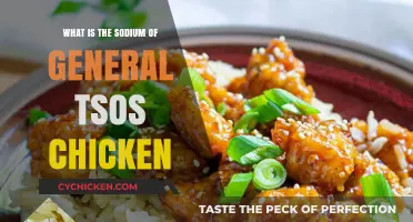 General Tso's Chicken Sodium Content: A Nutritional Breakdown