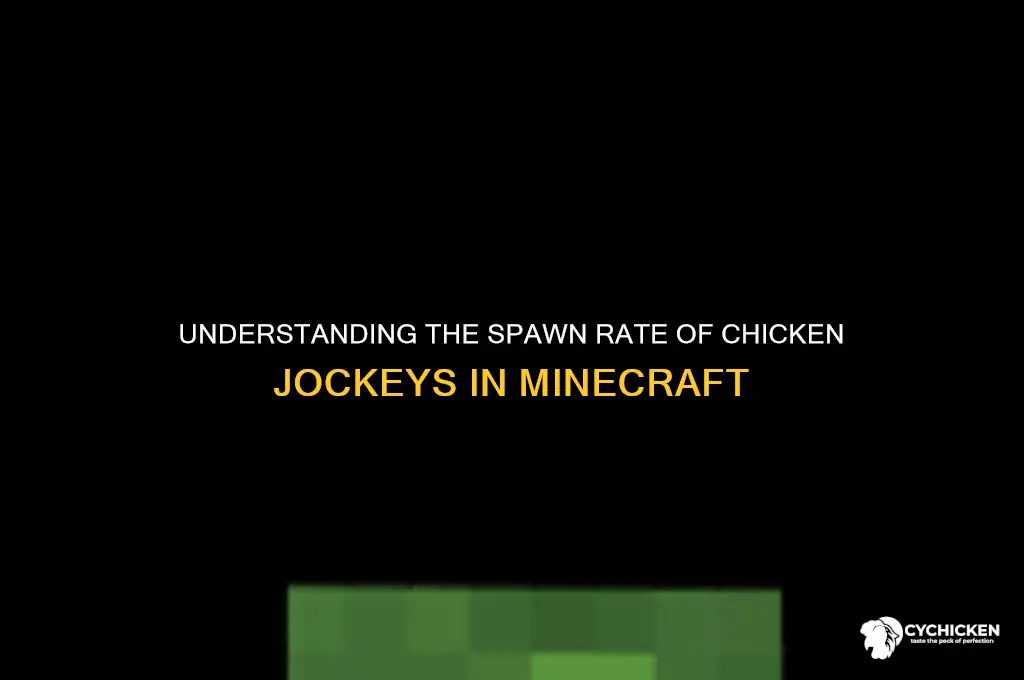 what is the spawnrate of a chicken jockey