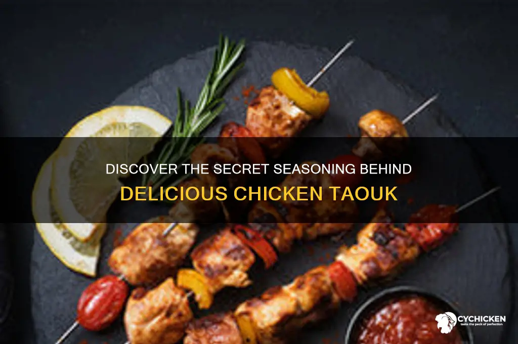 what is the special seasoning in chicken taouk
