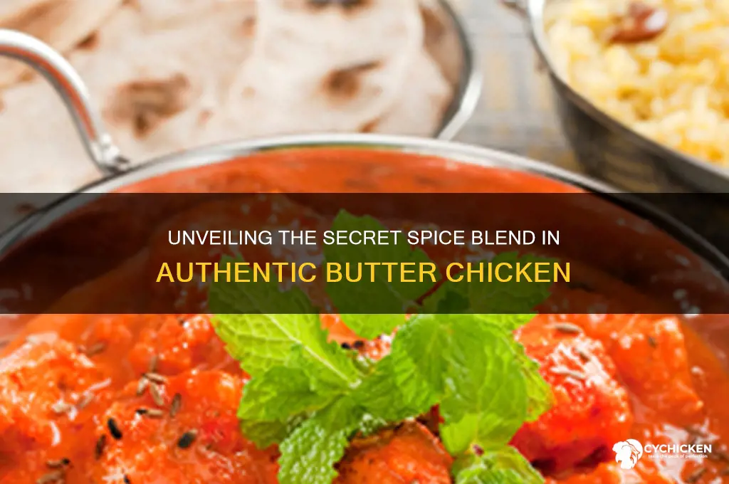 what is the spice in butter chicken