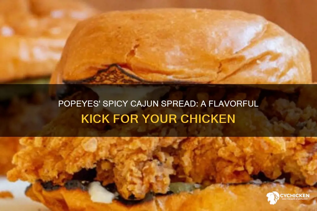 what is the spicy cajun spread popeyes chicken
