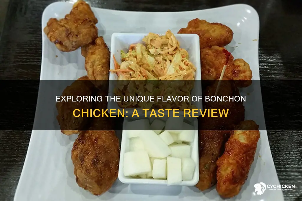 what is the taste of bonchon chicken