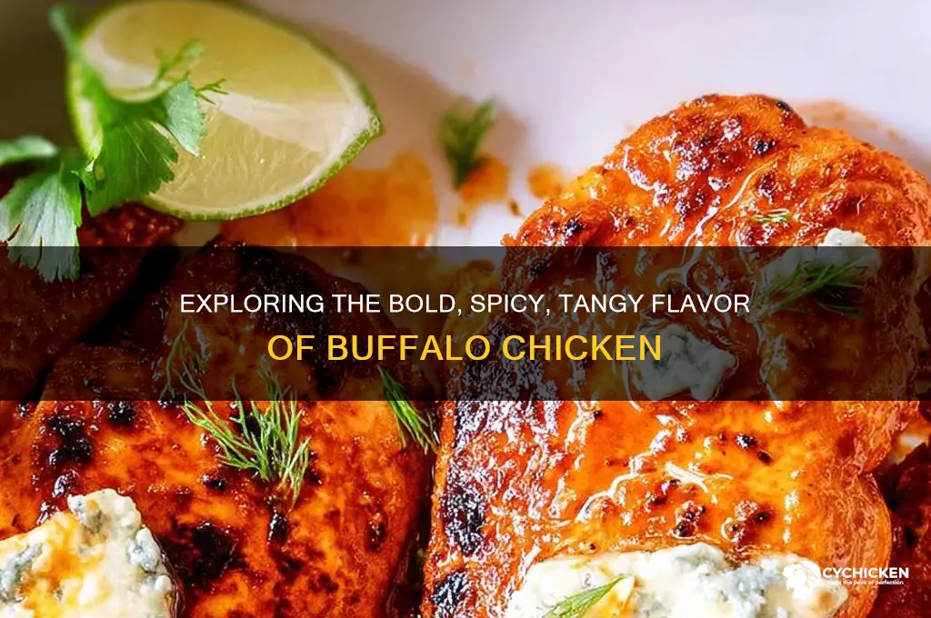 what is the taste of buffalo chicken