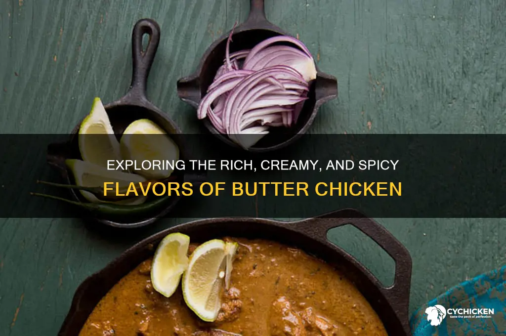 what is the taste of butter chicken