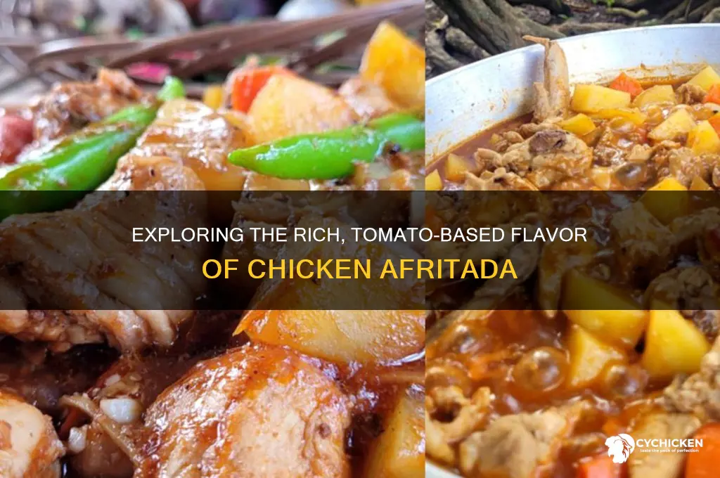 what is the taste of chicken afritada