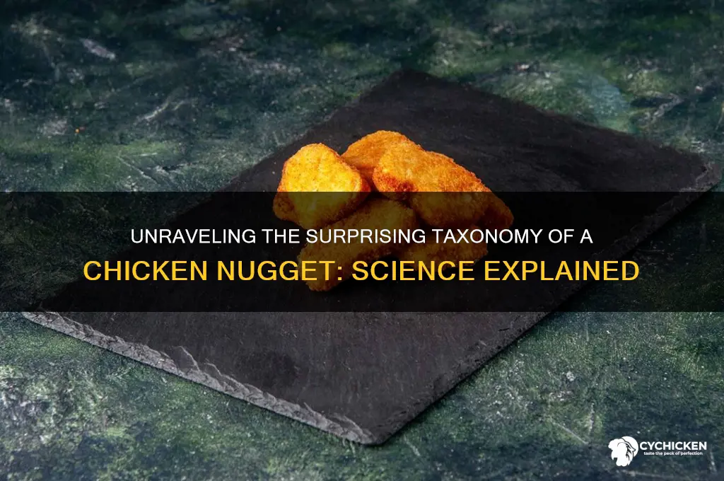 what is the taxonomy of a chicken nugget