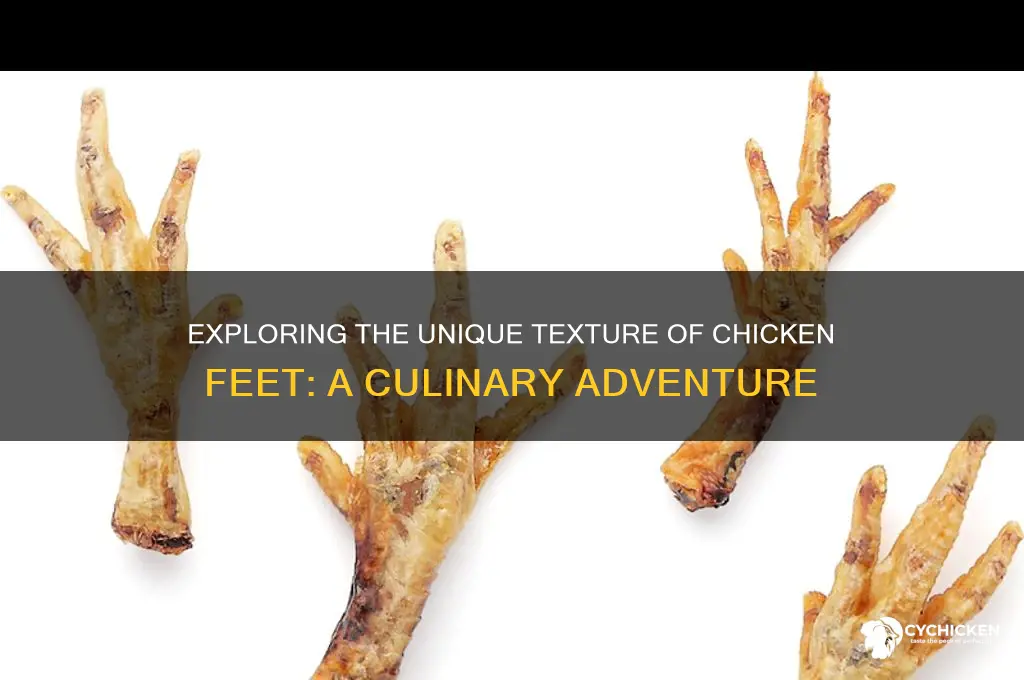 what is the texture of chicken feet