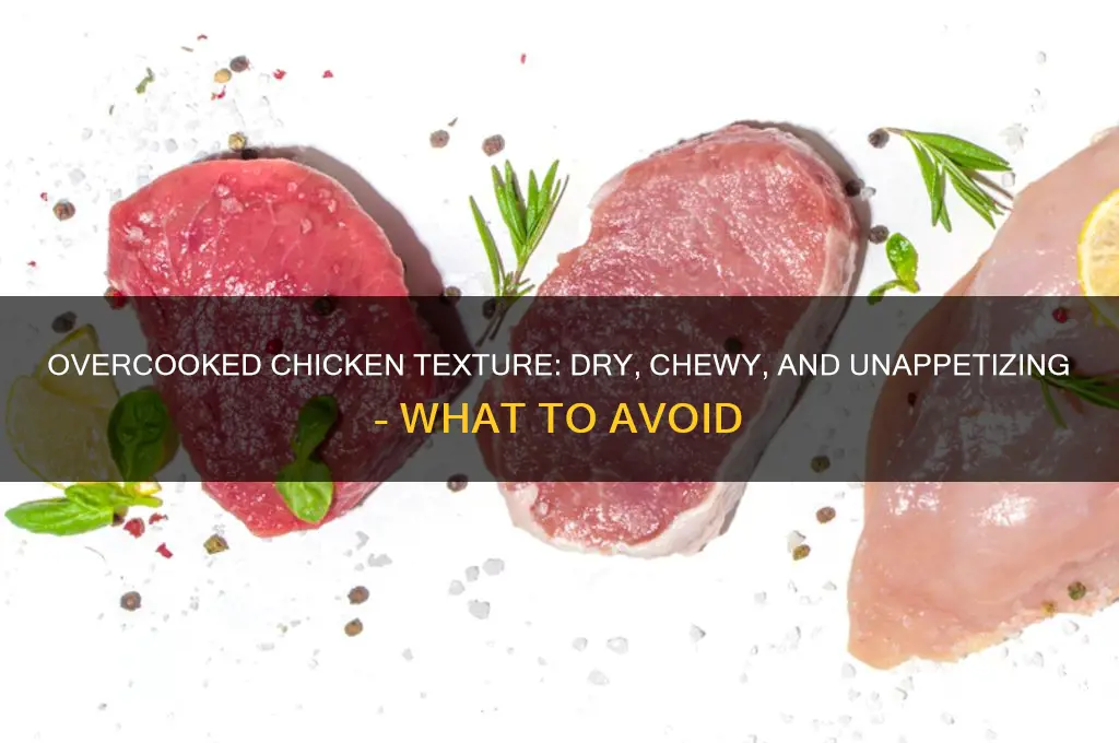 what is the texture of overcooked chicken