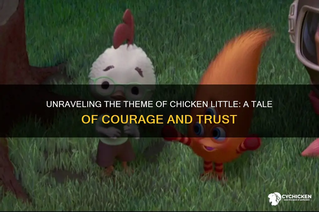 what is the theme of chicken little book
