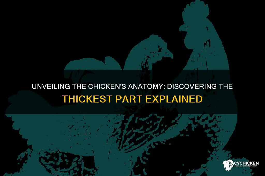 what is the thickest part of a chicken