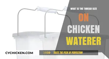 Understanding Chicken Waterer Thread Sizes for Optimal Poultry Hydration