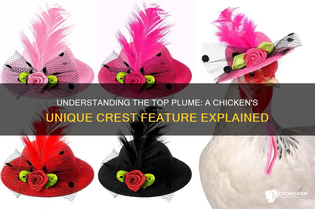 what is the top plume on a chicken