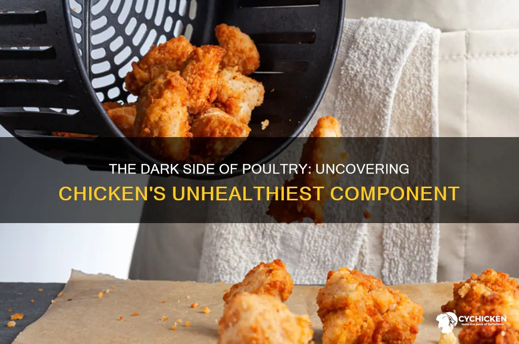 what is the unhealthiest part of a chicken