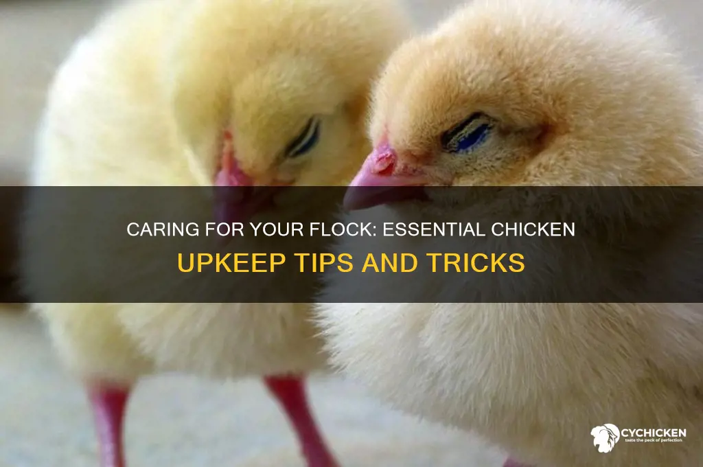 what is the upkeep for a chicken