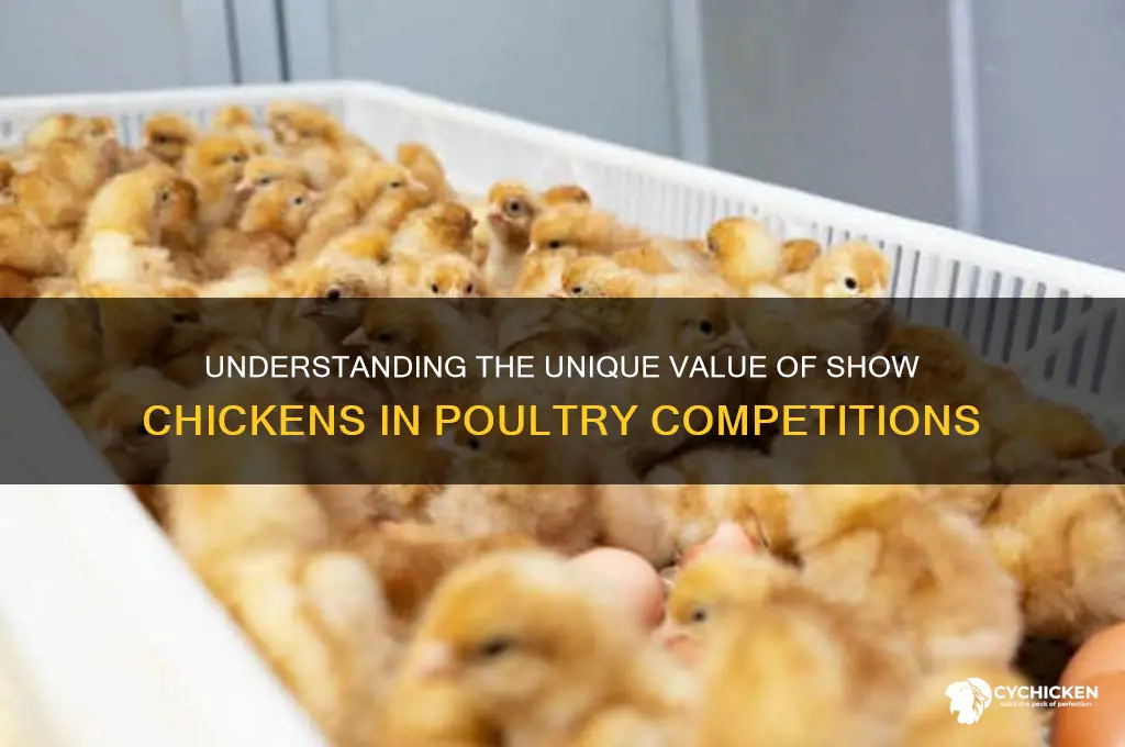 what is the value of a show chicken