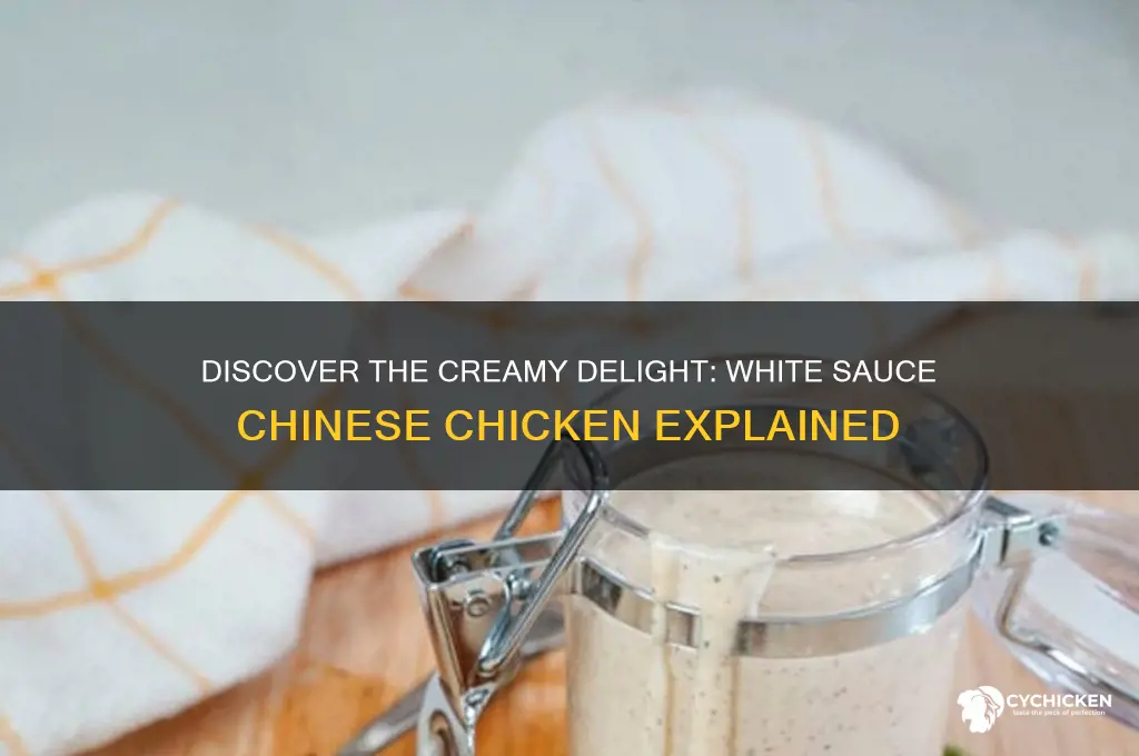 what is the white sauce chinese chicken