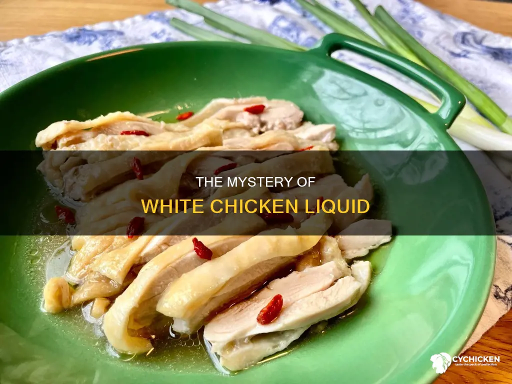 what is the white stuff that comes out of chicken