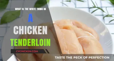 Chicken Tenderloin Mystery: What's That White Stuff?