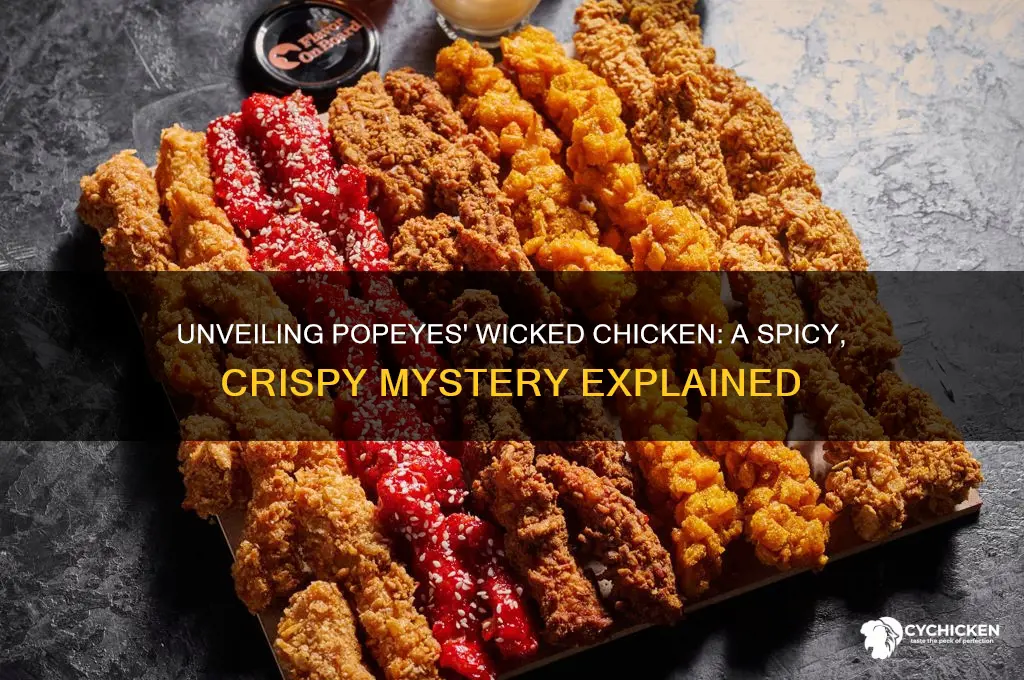 what is the wicked chicken at popeyes