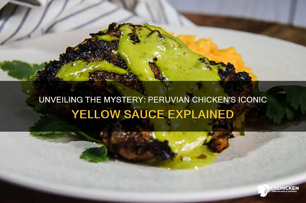 what is the yellow sauce at peruvian chicken restaurants