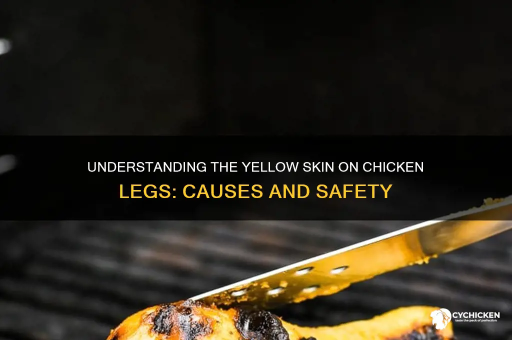 what is the yellow skin on chicken legs