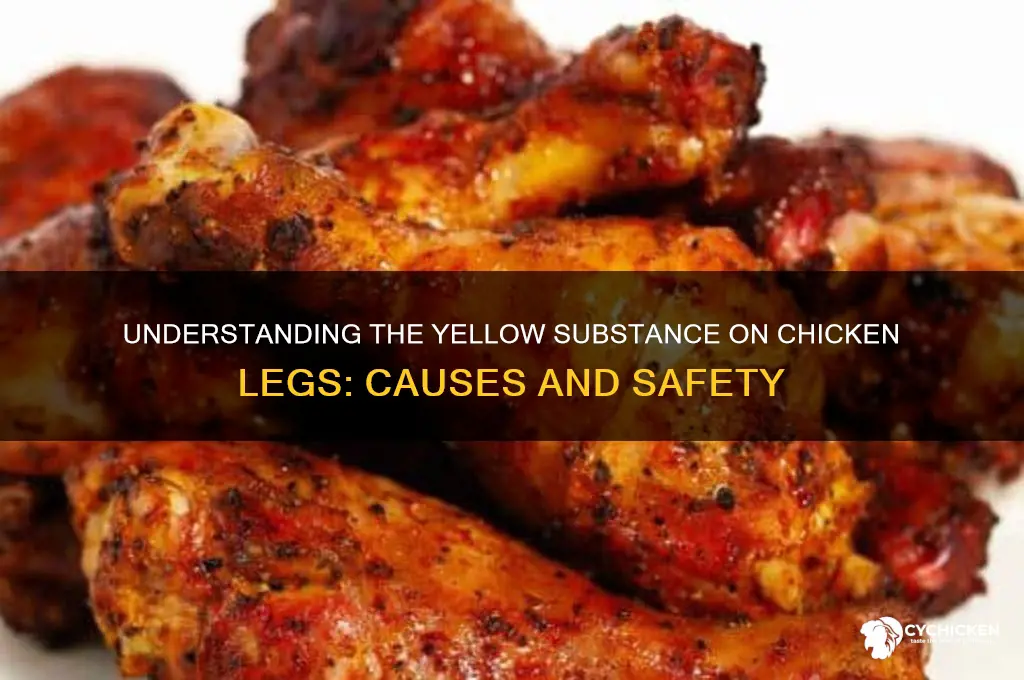 what is the yellow stuff on chicken legs