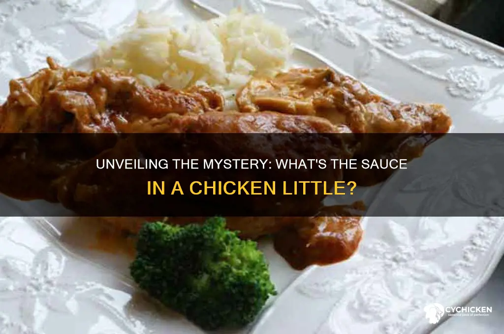 what is thr suace in a chicken little