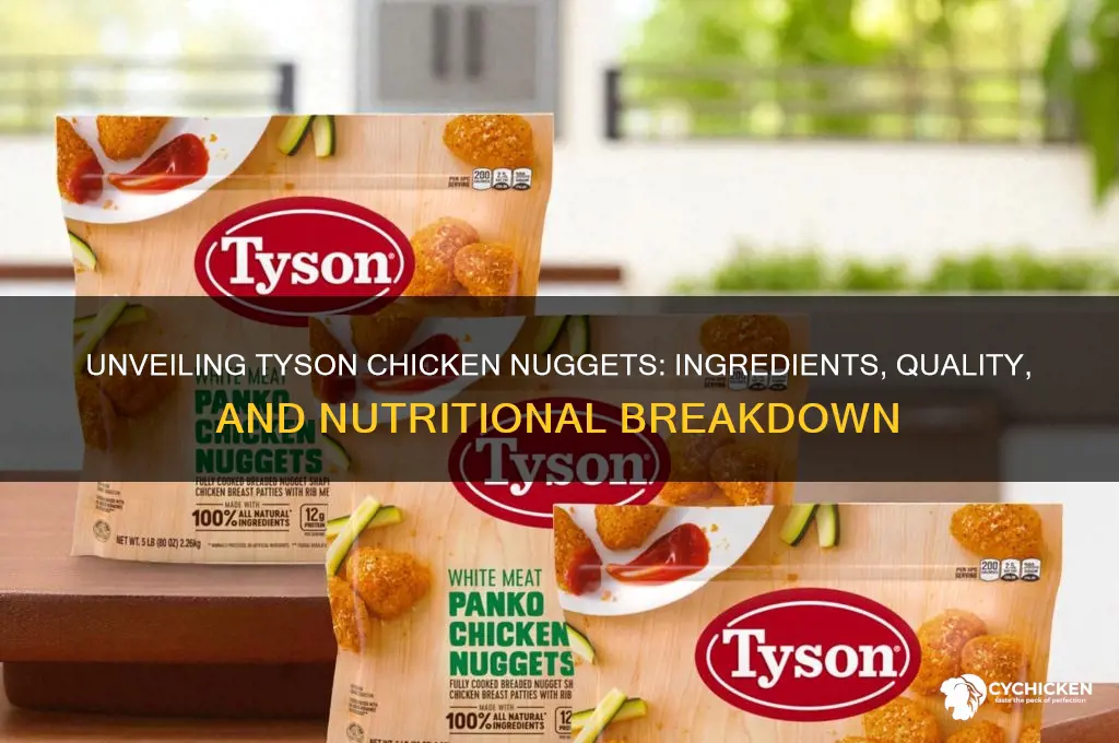 what is tyson chicken nuggets made of