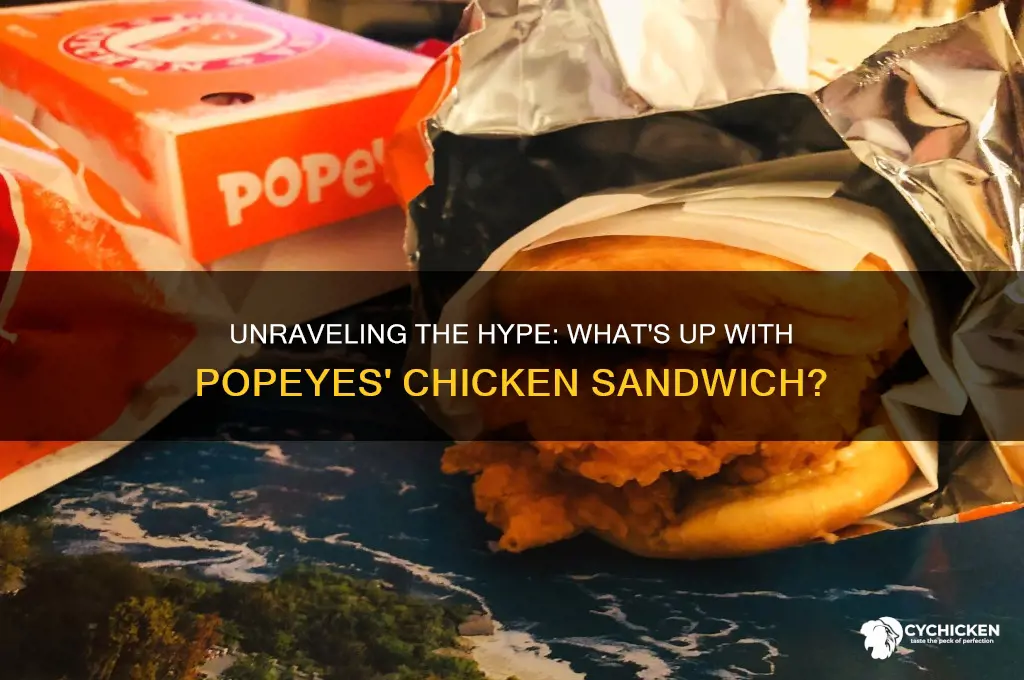 what is up wirh pipeyes chicken sandwich