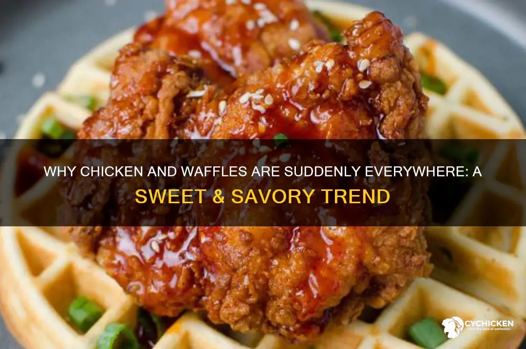 what is up with chicken and waffles trend