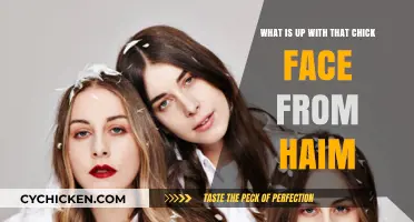 Haim's Chick: What's With Her Face?
