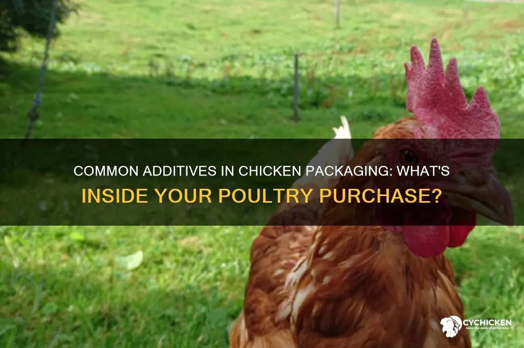 what is usually added to chicken package