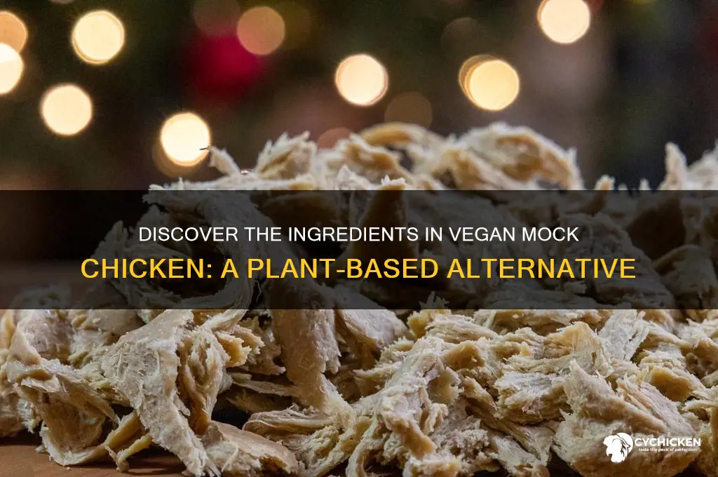 what is vegan mock chicken made of