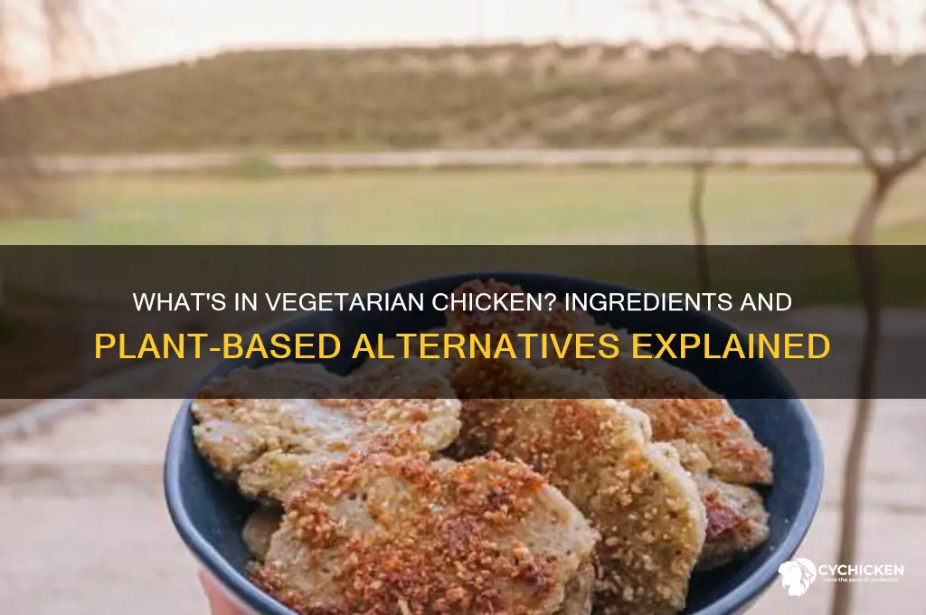 what is vegetarian chicken made out of