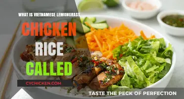 Discover the Name of Vietnamese Lemongrass Chicken Rice Dish
