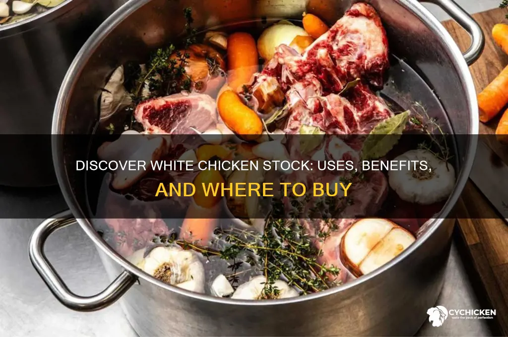 what is white chicken stock where to buy