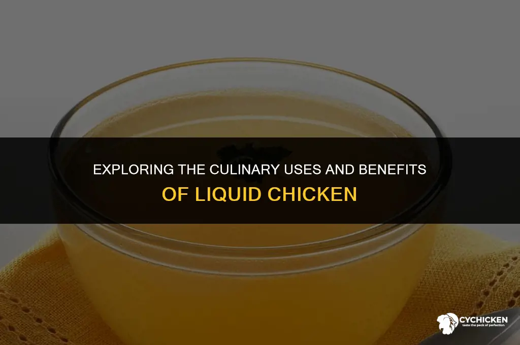 what is whole liquid chicken