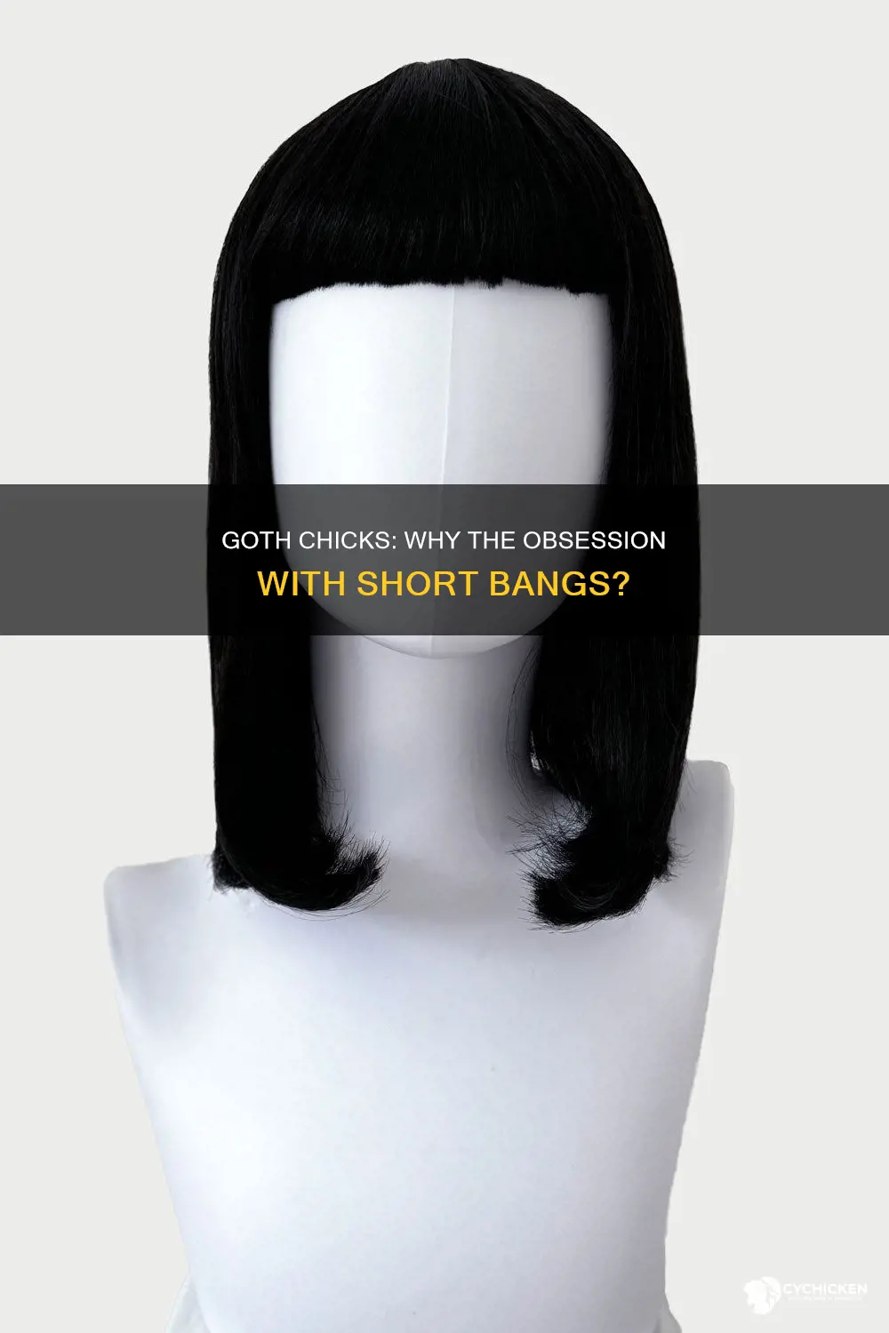 what is with goth chicks and those short bangs