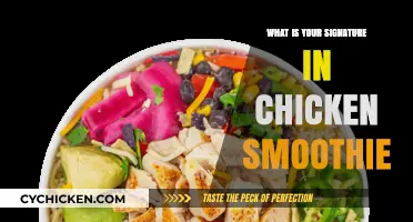 Unleash Your Creativity: Crafting the Perfect Chicken Smoothie Signature
