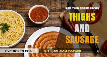 Savory Italian Chicken Thighs and Sausage Dish: A Culinary Delight