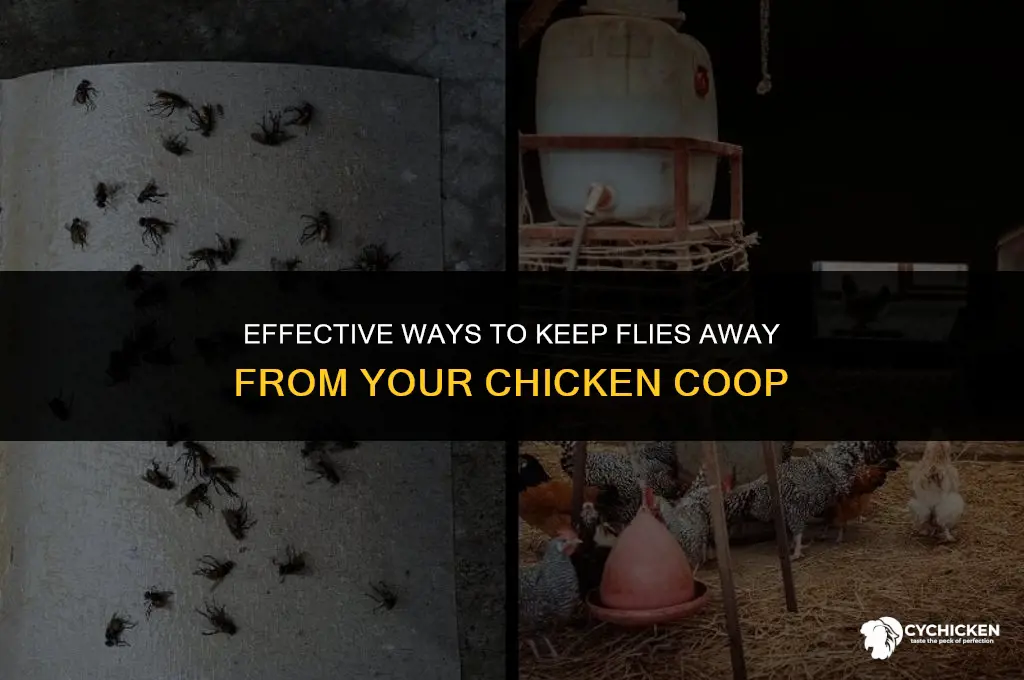 what keep flies away from chicken coop